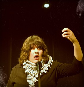 Patti Basler. Die Schweizerin gilt als Slammerin der ersten Schweizer Stunde. 