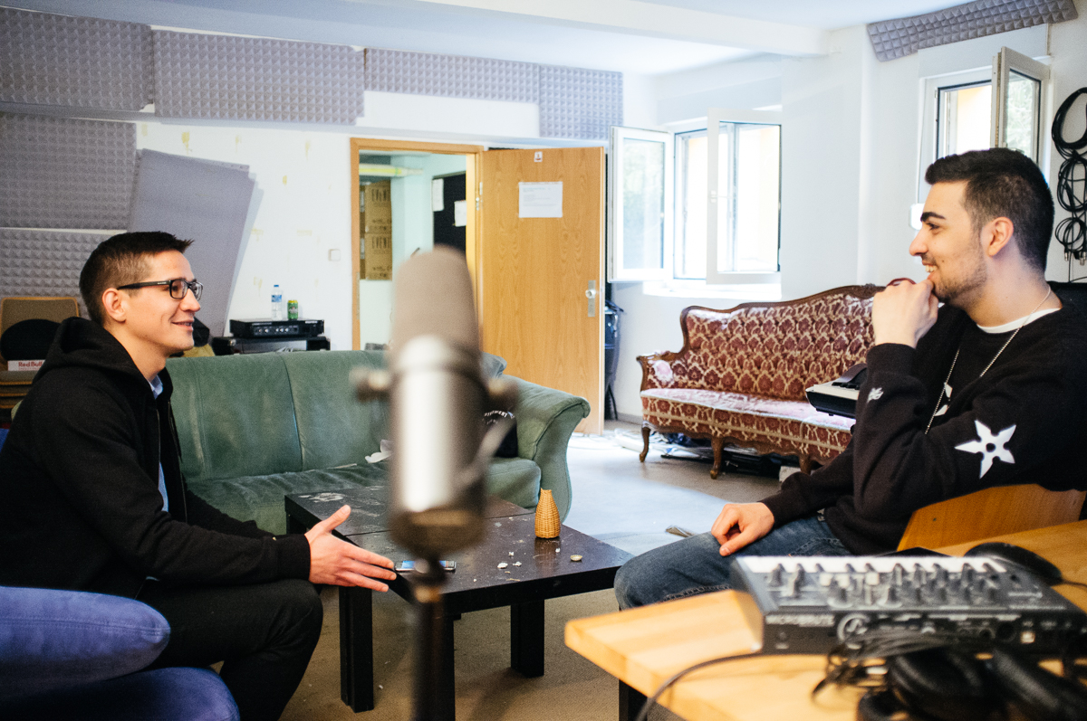 Zu Gast bei BRKN im Studio - renk. Magazin