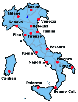 Karte Italien