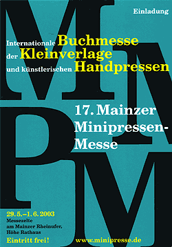 17. Mainzer Minipressen-Messe