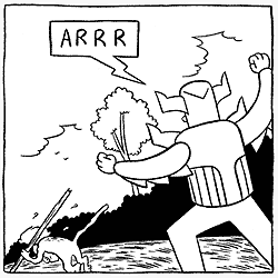 James Kochalka: Monkey vs. Robot and the Crystal of Power