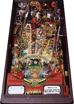 Flipper: „the lord of the rings“ von stern pinball inc.