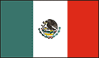 Die Flagge von Mexiko