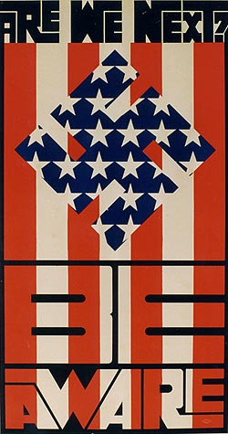 Wes Wilson, Are We Next? Be Aware. 1965