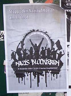 Aachen 8. November 2008: Alerta Antifascista!
