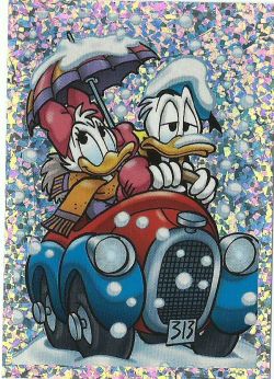 Panini Donald Duck Sticker Story, Sticker #123 (Holo-Sticker)