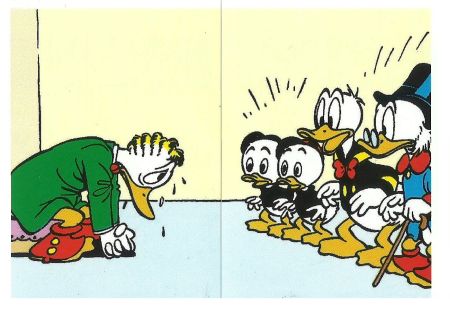 Panini Donald Duck Sticker Story, Sticker #77 & 78 (Barks)