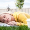 sleeping job seeker