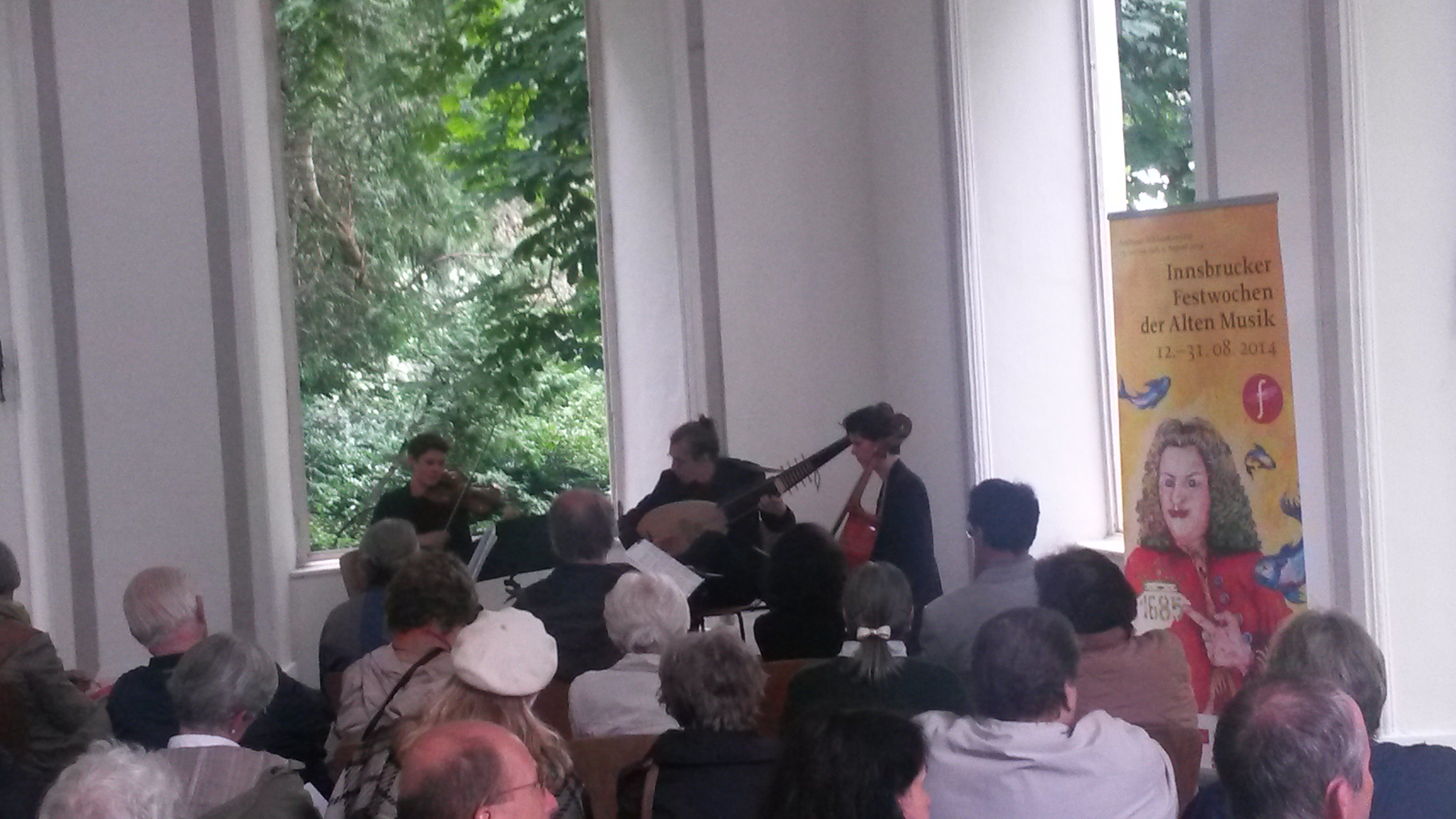Spielten ein famoses Konzert im Hofgarten: klingzeug