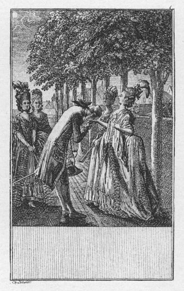 Chodowiecki: Illustration zu ‘Sophiens Reise von Memel nach Sachsen’