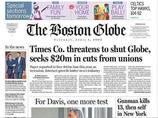 The Boston Globe bewirbt sich um .boston The Boston Globe bewirbt sich um .boston