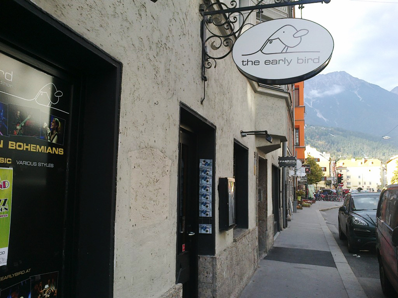 Das "Early Bird" in Innsbruck. Ein hochinteressanter "Freiraum"! (Bild:  all-inn.at)