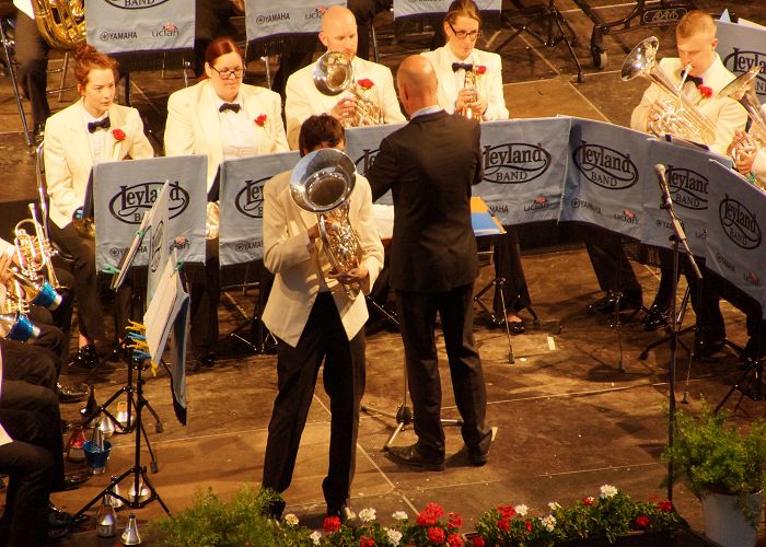 Die "Leyland Band" begeisterte! (Bild: www.promenadenkonzerte.at)