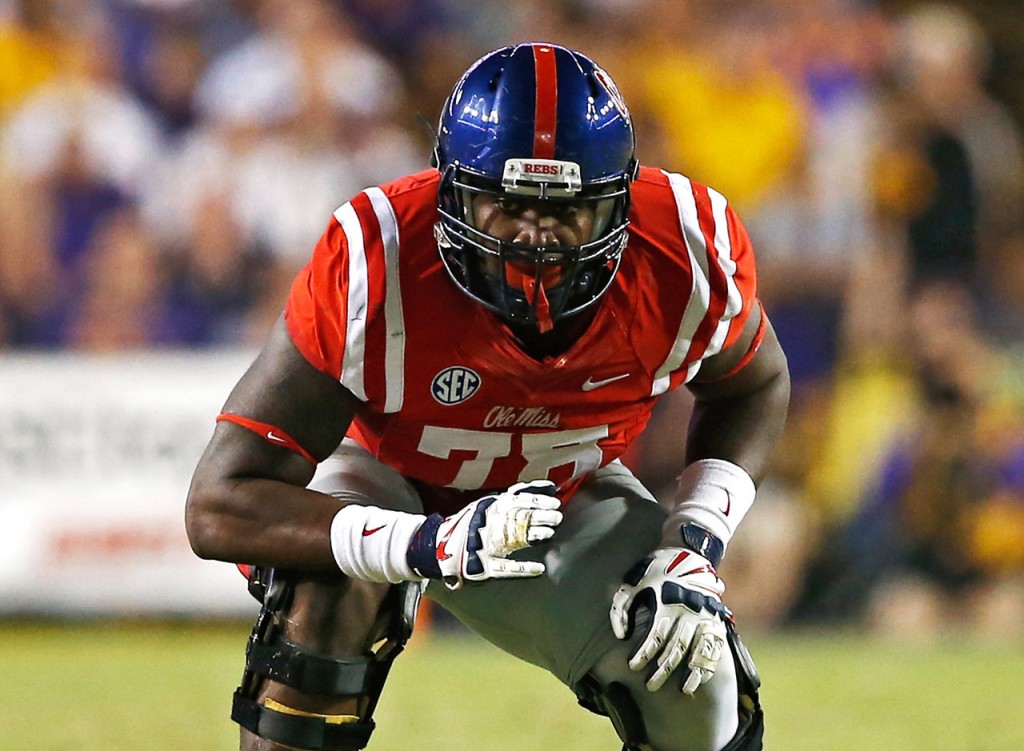 O-Liner Laremy Tunsil wird von vielen als #1 Pick gesehen (Bild: http://www.nfl.com/photoessays/0ap3000000493612)
