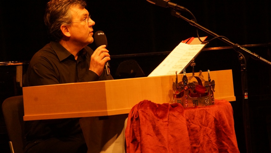 Peter Waldner: Machte an diesem Nachmittag das Verhältnis von Vergangenheit und Gegenwart greifbar (Bild: Innsbrucker Abendmusik)