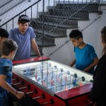 Spaß beim Tischfußball © Max Raggl