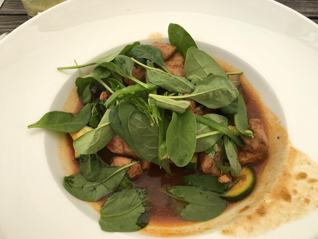 Schweinefiletspitzen mit VIEL Gemüse.