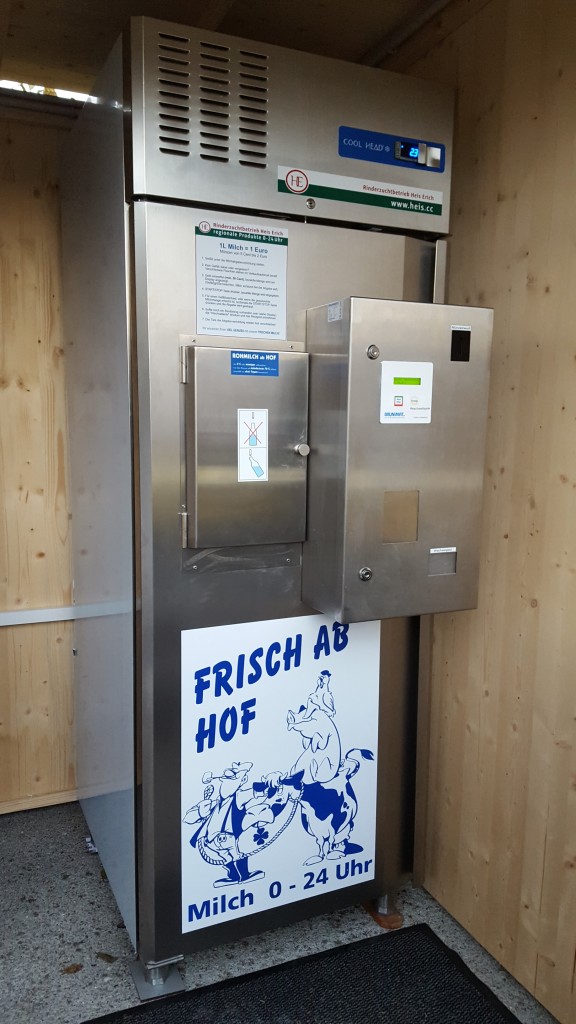 Regiomat Innsbruck, Regionale Produkte rund um die Uhr, Hötting, Schneeburggasse, Milkomat, Essen vom Bauern, ab Hof