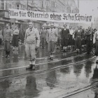 March 1938: Rally of national socialists in Innsbruck, Austria, supporting the „Anschluss“ of Austria.