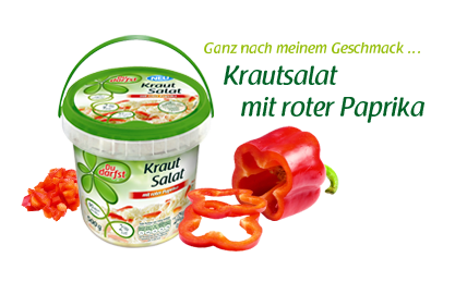 Krautsalat mit roter Paprika ... ganz nach meinem Geschmack!