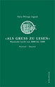 weiterlesen: Literarische Evolution und politische Verwerfung