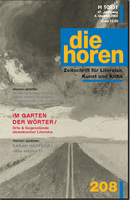 Herausgabe von Sylvia Geist Informationen zur Zeitschrift