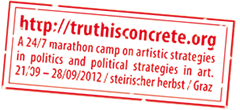 Truth is concrete Logo