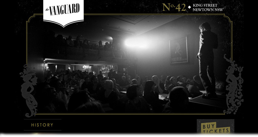 The Vanguard Homepage Screenshot