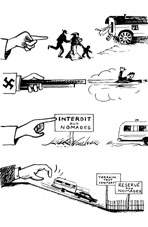 Unbekanntes Volk: Sinti und Roma. Texte zum Kennenlernen: Informationsheft fuer Jugendliche. Martha Verdorfer, 1995. Interdit aux nomades
