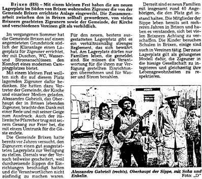 Dolomiten, 13. Dezember 1994