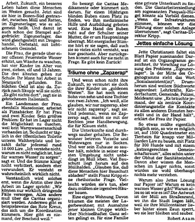Dolomiten, 19./20. November 1994