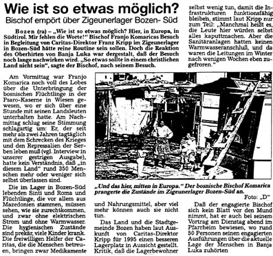 Dolomiten, November 1994