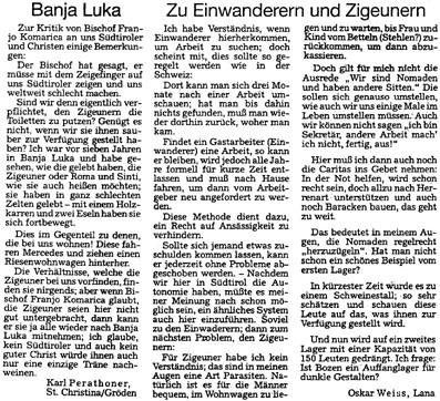Dolomiten, 22. November 1994, 10. November 1994