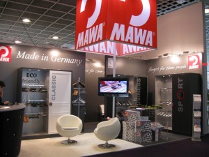 MAWA-Kleiderbügel auf der Ambiente 2012 Messestand