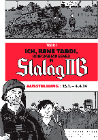 Postkarte: Tardi-Ausstellung im LCB, 15.1. bis 4.4.14