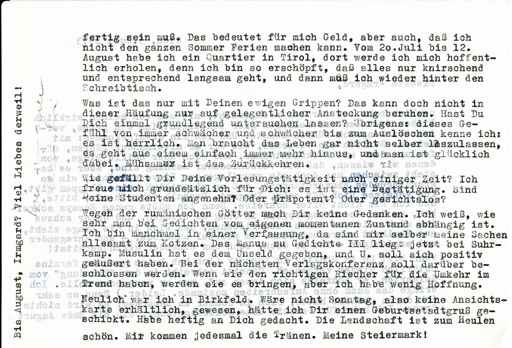 © Doris Mühringer, Franz-Nabl-Institut