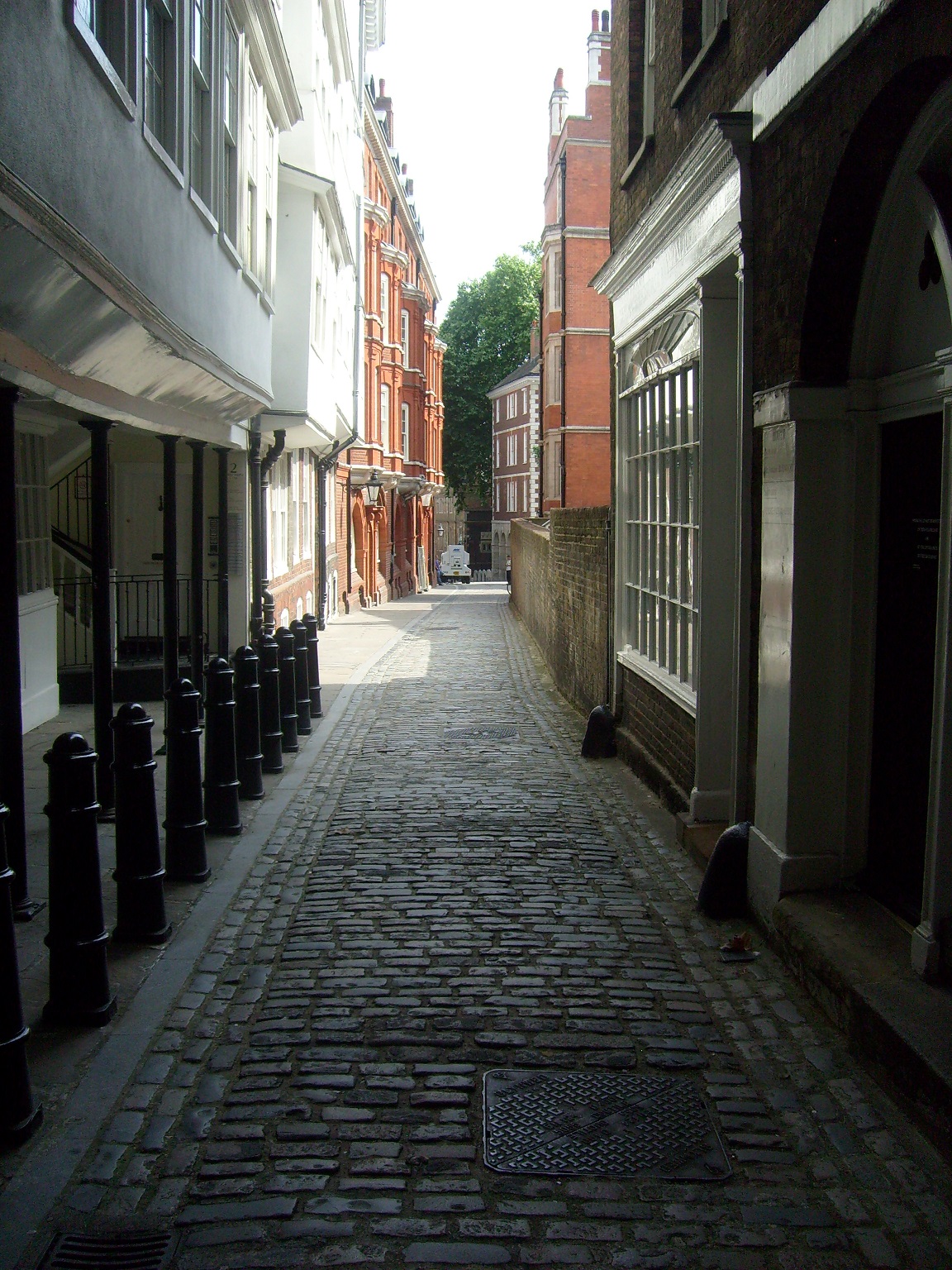 Der Beginn der Middle-Temple-Lane (von der Fleet Street aus)