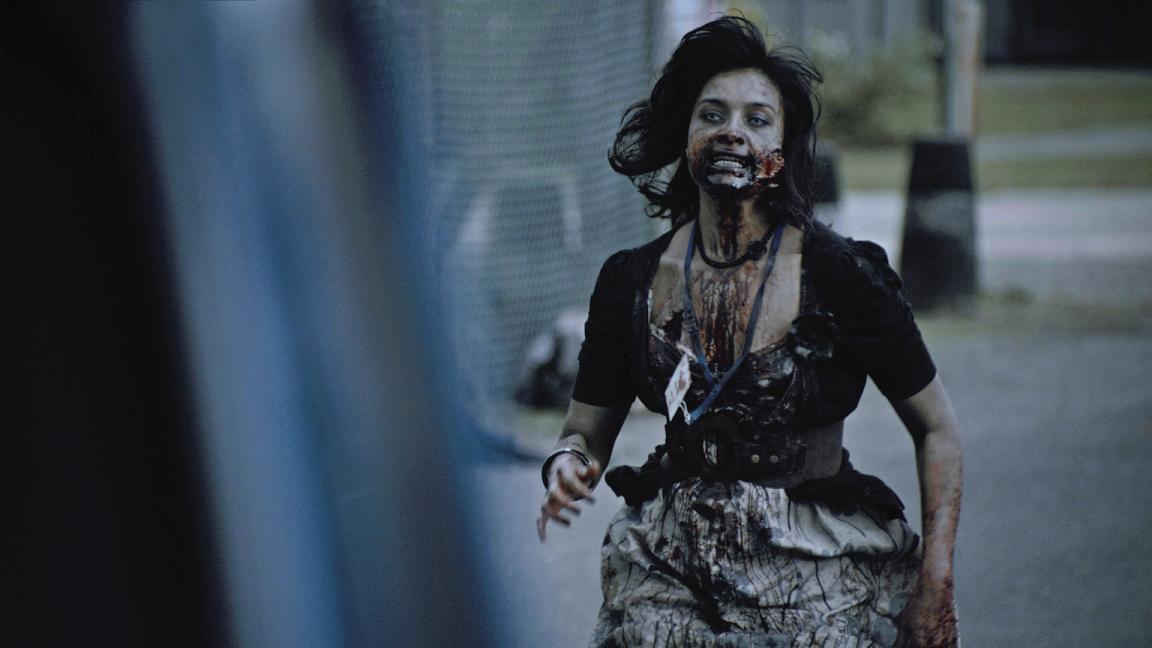 Rennender Zombie