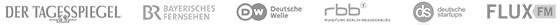 Bekannt aus Tagesspiegel, Bayrischer Rundfunk, Deutsche Welle etc