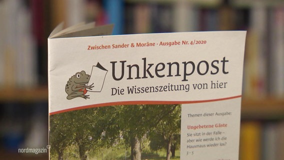 Titelseite der "Unkenpost".  