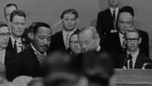 Martin Luther King Jr. receiving his Nobel Peace Prize