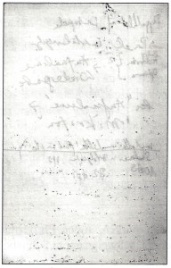 Zeichnung von Ghérasim Luca