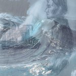 Mashup von Juliane Duda zu dem Buch von Ilma Rakusa: Farbband und Randfigur