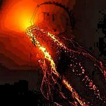 Mashup von Juliane Duda zu dem Buch von René Char: Und der Schatten der Sanduhr begräbt die Nacht