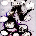 Mashup von Juliane Duda zu dem Buch von Lucebert: Ernten im irrgarten