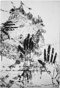 Verbaler Tagtraum an der oberen Schwelle, Z 331, 1962/63, 30 x 21 cm