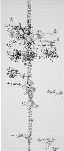 Wortstamm, Z 190, 1960, 24 x 9 cm