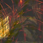Mashup von Juliane Duda zu dem Buch von Heinz Czechowski: Auf eine im Feuer versunkene Stadt