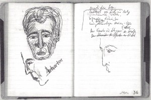 Peter Huchel Notizbuch