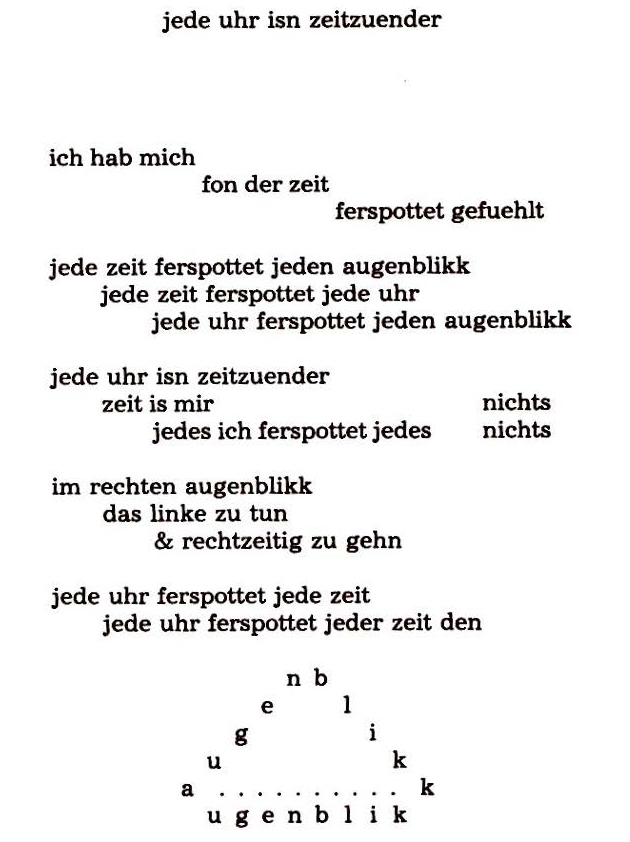 Bert Papenfuß-Gorek jede uhr isn zeitzuender